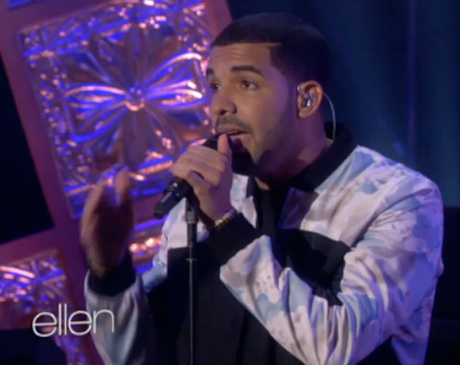 Drake 'Hold On, We're Going Home' (live on 'Ellen')