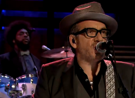 Elvis Costello and the Roots 'Walk Us Uptown' (live on 'Fallon')