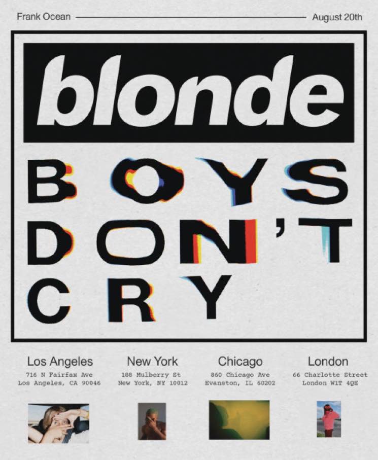 ​Frank Ocean's 'Boys Don't Cry' Zine Features a Kanye West Poem About McDonald's (and Is Going for More Than $1,000 on eBay) 