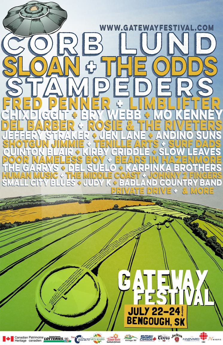 ​Gateway Festival Expands 2016 Lineup with the Odds, Chixdiggit, Mo Kenney 