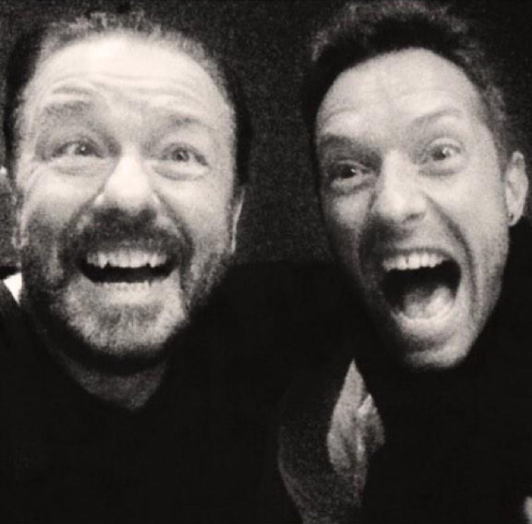Chris Martin Teams Up with Ricky Gervais for David Brent Project 