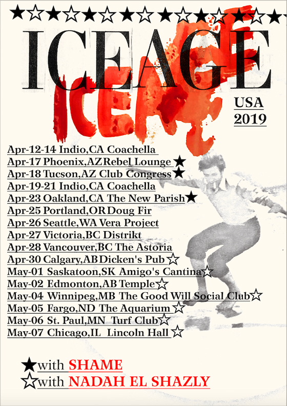 Iceage Map Out North American Spring Tour 