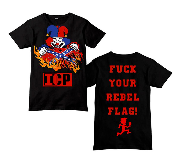 Insane Clown Posse Burn the Confederate Flag with Their New T-Shirt