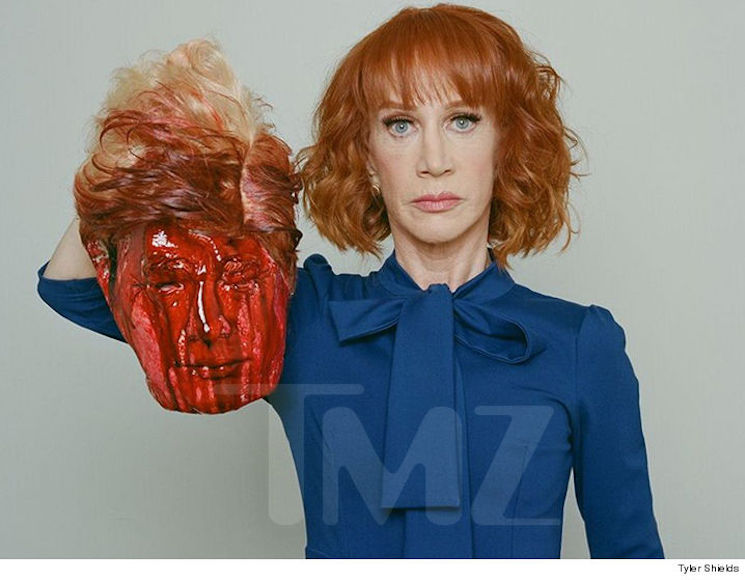 Kathy Griffin Says She's Under Secret Service Investigation Following Trump Beheading Photo 
