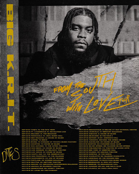 Big K.R.I.T. to Play Toronto on 'From the South with Love Tour' 
