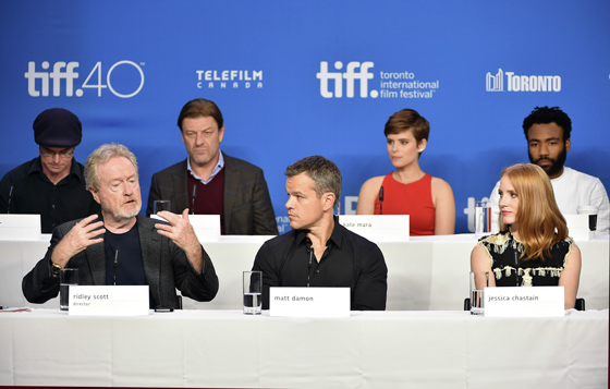 Ridley Scott, Matt Damon, Jessica Chastain Discuss 'The Martian' 