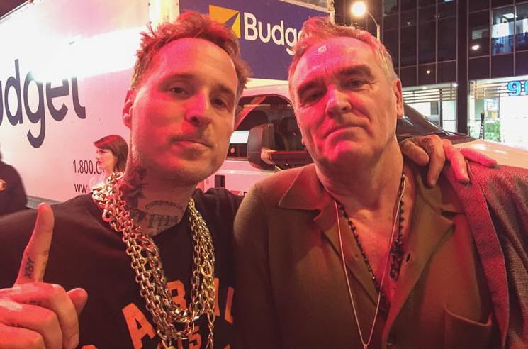 Morrissey Ups His Punk Cred by Taking Selfies at a Rancid Show 