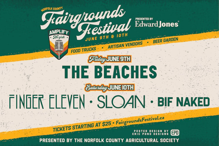 Norfolk County Fairgrounds Festival Gets Sloan, the Beaches, Finger Eleven, Bif Naked for 2023 Event 