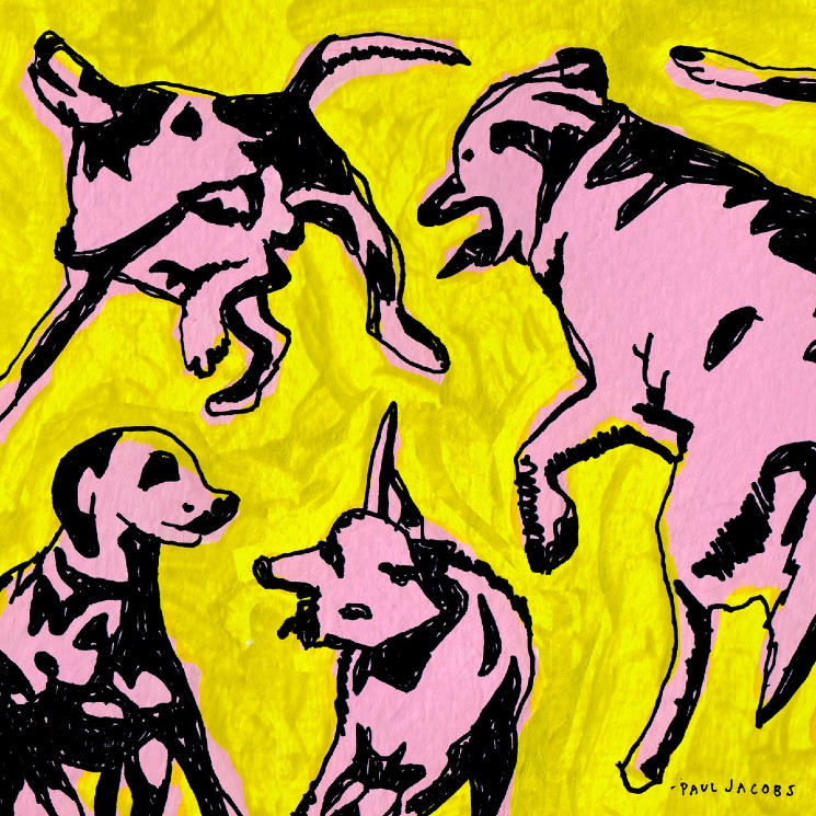 Paul Jacobs Stirs Up a Psychedelic Melting Pot with 'Pink Dogs on the Green Grass' 