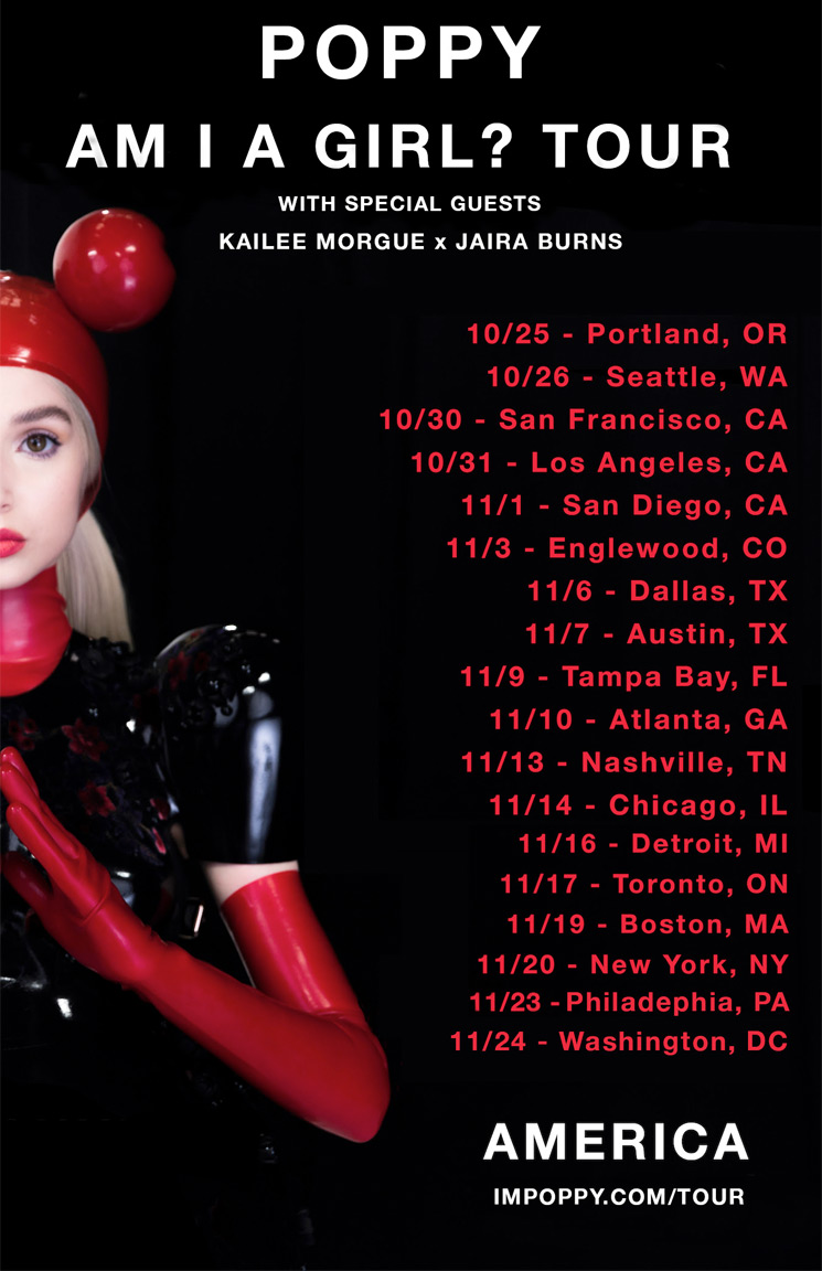 Poppy Announces "Am I a Girl?" North American Tour