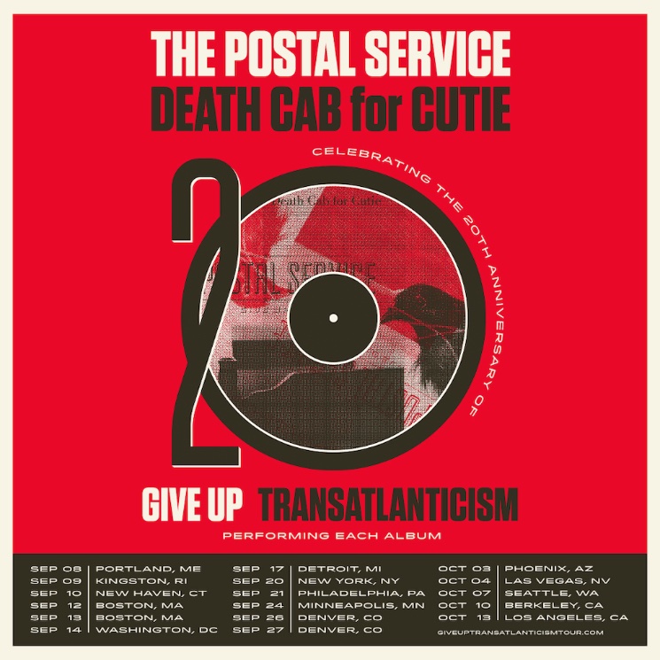 Death Cab for Cutie and the Postal Service are Skipping Canada on Their Co-Headlining Tour  