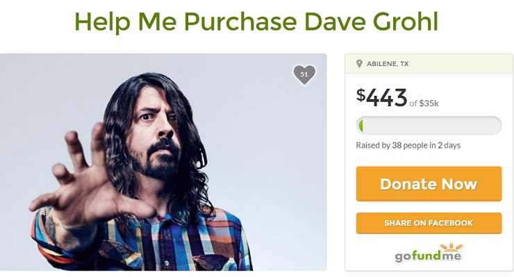 Texas DJ Raising Funds to 'Purchase' Dave Grohl 