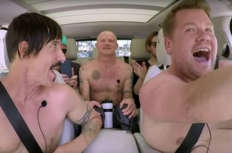 ​Watch the Red Hot Chili Peppers Do Shirtless Singalongs on 'Carpool Karaoke' 