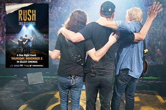 Rush's 40th Anniversary Tour Documentary Will Come to Theatres This Fall 