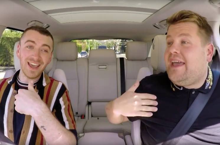 Witness Sam Smith and James Corden Belt It Out on 'Carpool Karaoke' 