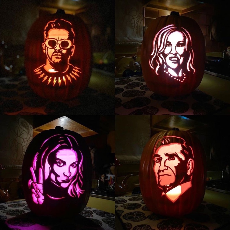 Celebrate Halloween with Canadian Pumpkin Carvings of the Tragically Hip, 'Schitt's Creek,' PUP and More 