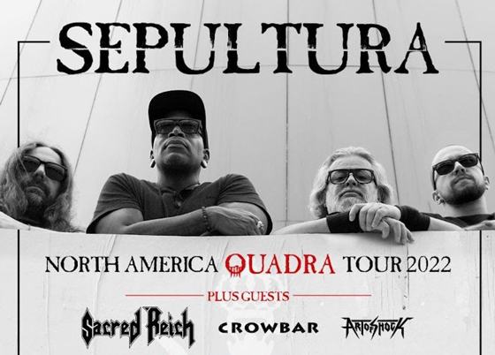 Sepultura Reschedule North American Tour Behind 'Quadra' 