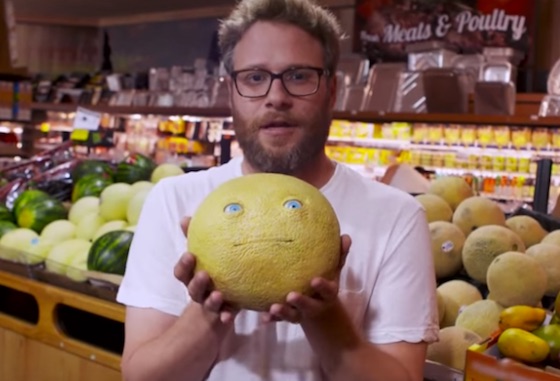 Watch Seth Rogen Prank Grocery Shoppers with Animatronic Food 