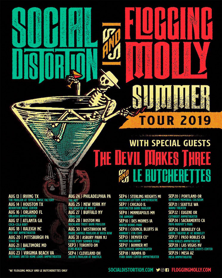 Social Distortion and Flogging Molly Announce Co-Headlining North American Tour 