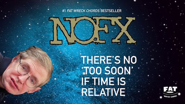 NOFX Have Just Released a Tribute to Stephen Hawking 
