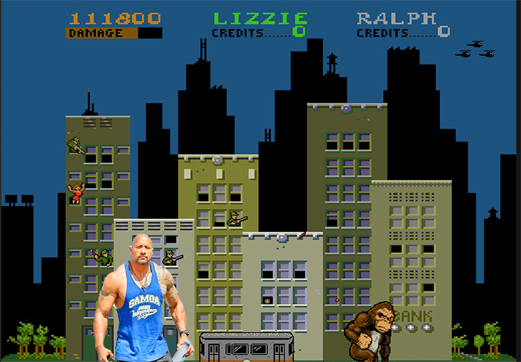 Dwayne 'The Rock' Johnson to Star in Adaptation of 'Rampage' Videogame 