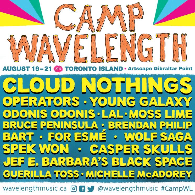 Toronto's Camp Wavelength Reveals 2016 Lineup with Cloud Nothings, Operators, Young Galaxy  