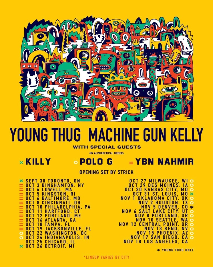 Young Thug and Machine Gun Kelly to Play Toronto on North American Tour 